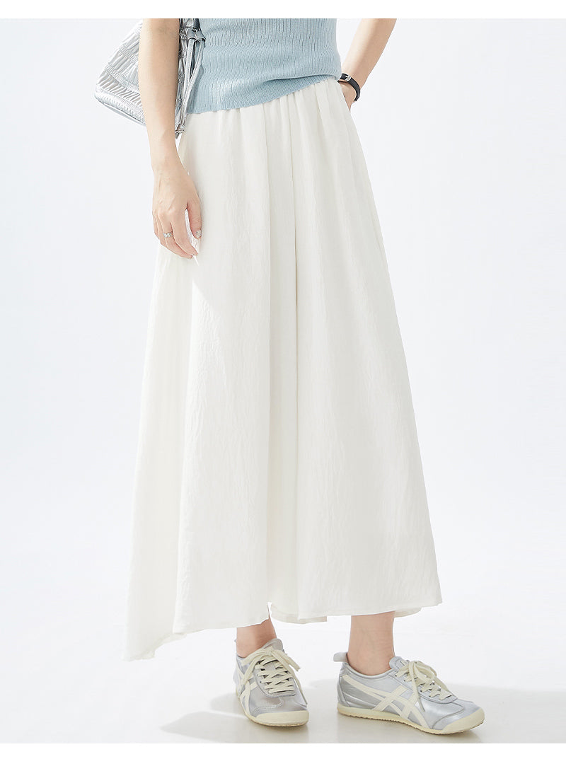 パンツ ワイドパンツ レディース 高見えワイドパンツ 春 夏 秋 美脚 ガウチョパンツ レディース 七分丈 ロング マキシ ミモレ丈 ワンマイルウェア レディース きれいめ 大きいサイズ ゆったり 裾幅広い 楽ちん 体型カバー 細見え ボトムス