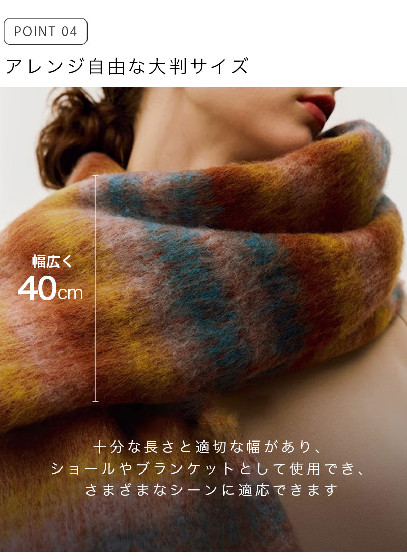 ストール 大判 マフラー レディース ボーダー 厚手 軽量 フリンジ 防寒 可愛い なめらか起毛 ひざ掛け ブランケット 暖かい 旅行 秋 冬 秋冬 母の日 クリスマス バレンタイン プレゼント 男女兼用