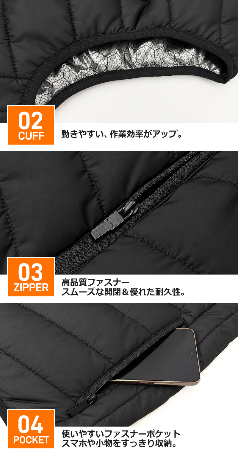 電熱ベスト 23枚ヒーター 40800mAhバッテリー ヒーターベスト 22800mAh バッテリー付き 22枚ヒーター ヒートベスト モバイルバッテリー 冬 薄手 薄い ベスト ユニセックス メンズ レディース 防寒着 防寒ベスト 作業着 洗濯可 速暖 洗える